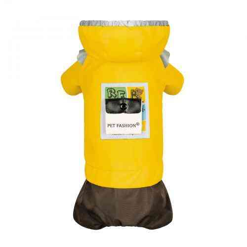 Дождевик Pet Fashion «Elsa» для девочек, размер XS2, желтый (лимитированная серия) Винница