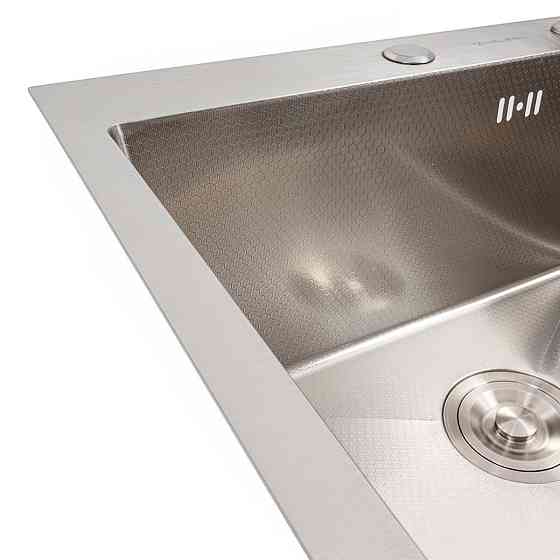 VALESO Кухонна мийка 50*50 нержавійка DECOR Valeso Handmade (сифон круглий, 3,0/0,8) Киев