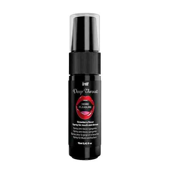 Спрей для глубокого минета Intt Deep Throat Oral Spray Strawberry (12 мл) Sex Aura Киев