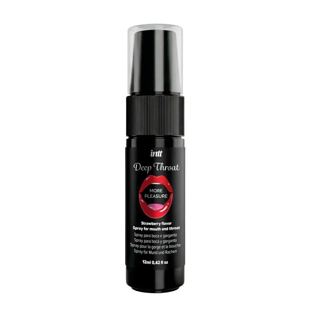 Спрей для глубокого минета Intt Deep Throat Oral Spray Strawberry (12 мл) Sex Aura Киев - изображение 1