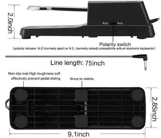 Нова Універсальна педаль сустейна Soraco YH01 для фортепіано. Харків