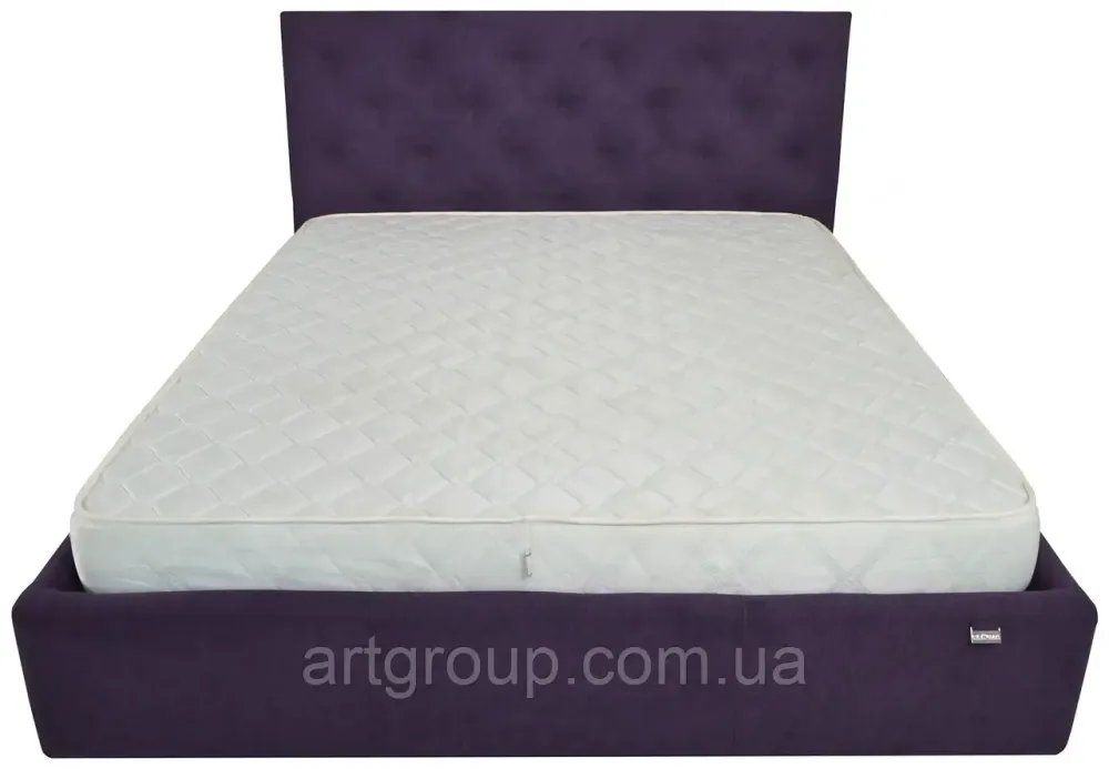 Ліжко Bristol Comfort 140 х 200 см Missoni 022 З підйомним механізмом та нішою для білизни Бузковий Дніпро - фото 17