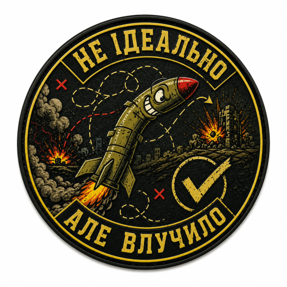 Патч / шеврон Не ідеально але влучно Запоріжжя