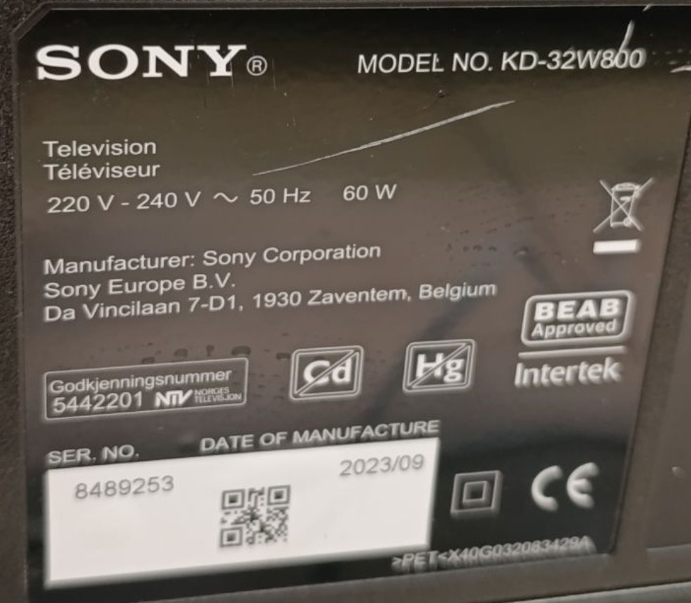 Телевизор SONY 32
