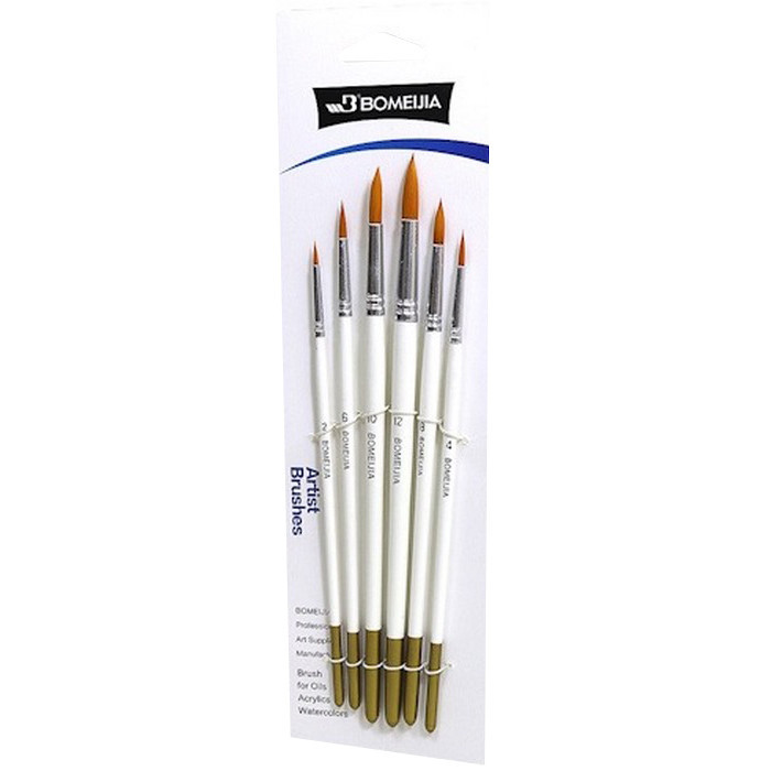 Набор художественных кистей K1339 в наборе 6 штук Винница - изображение 1