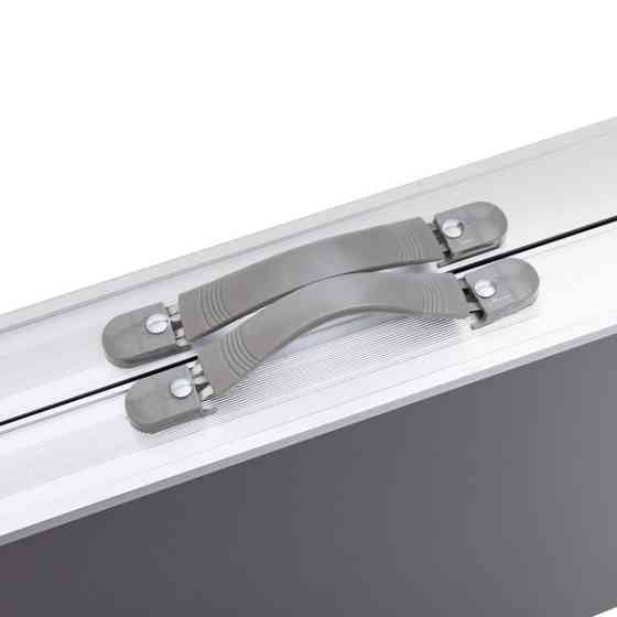 Складний стіл і 4 стільці для пікніка та відпочинку, сірий Київ