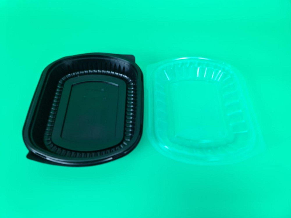 Контейнер PP T-1/H48 чорний з кришкою (50 шт.) Харків - фото 4