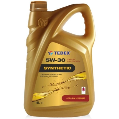 Моторное масло TEDEX SYNTETHIC (С4) MOTOR OIL 5W30 4л Винница - изображение 1