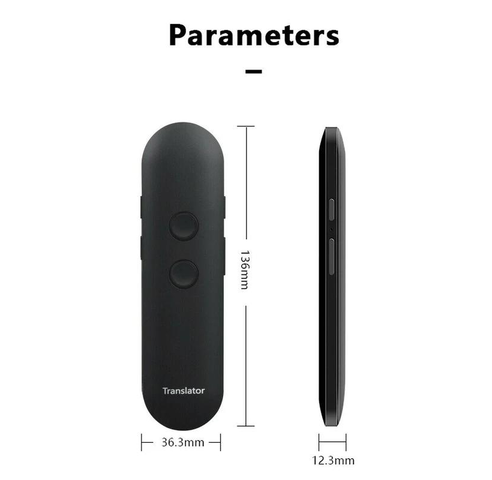 Голосовой электронный переводчик AI Translator T4 800мАч (Черный) Киев - изображение 6