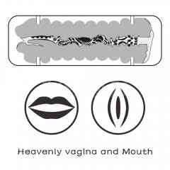 Мастурбатор - Virgin-Skin Blowout Stroker Vagina and Mouth Sex Aura Київ
