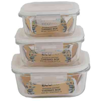 Пищевой контейнер Ecomo Thermo Box квадратний 1230 мл (3SC125-LL) Винница