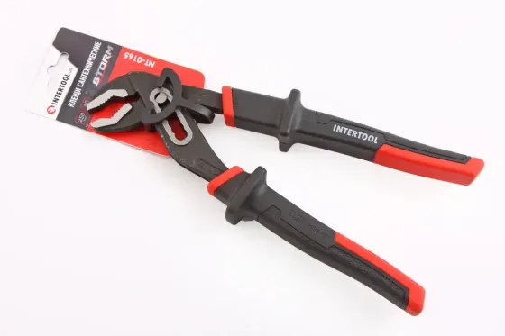 Кліщі трубні 250мм, 0-35м Intertool Storm (2-комп. рукоятка) Вінниця