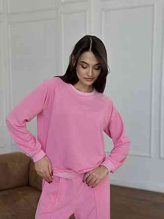 Свитшот женский однотонный Розовый 50/52 Харьков