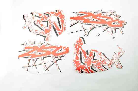 Наклейки (набор) Сузуки RMX (30х20см) (6860) Мукачево