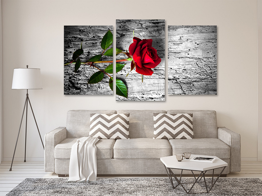 Модульная картина в гостиную / спальню Червона Троянда Art-618_3 70x130 см Киев - изображение 2