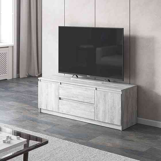 Тумба под телевизор VAYS, для гостиной, современная, 2 выдвижных ящика и две двери, без ручек R-28 Львов