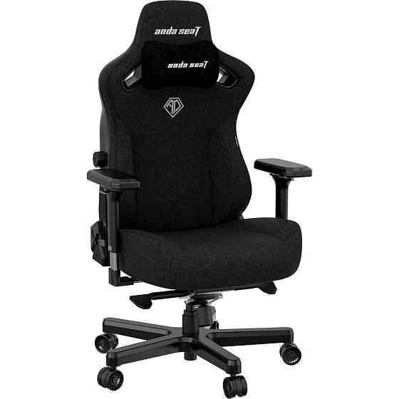 Крісло для геймерів Anda Seat Kaiser 3 Size XL Fabric Black (AD12YDC-XL-01-B-CF) ( Чорний ) Харків