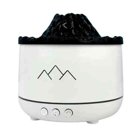 Зволожувач повітря Вулкан з ефектом полум'я та підсвічуванням зволожувач-нічник Аромадіфузор RT-942 з підсвічуванням Київ