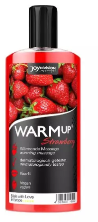 Массажное масло - WARMup Strawberry, 150 мл Sex Aura Киев
