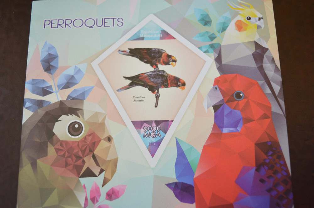 Мадагаскар. Марки. Фауна. Блок. 2015 рік (А-22) Полтава - фото 1