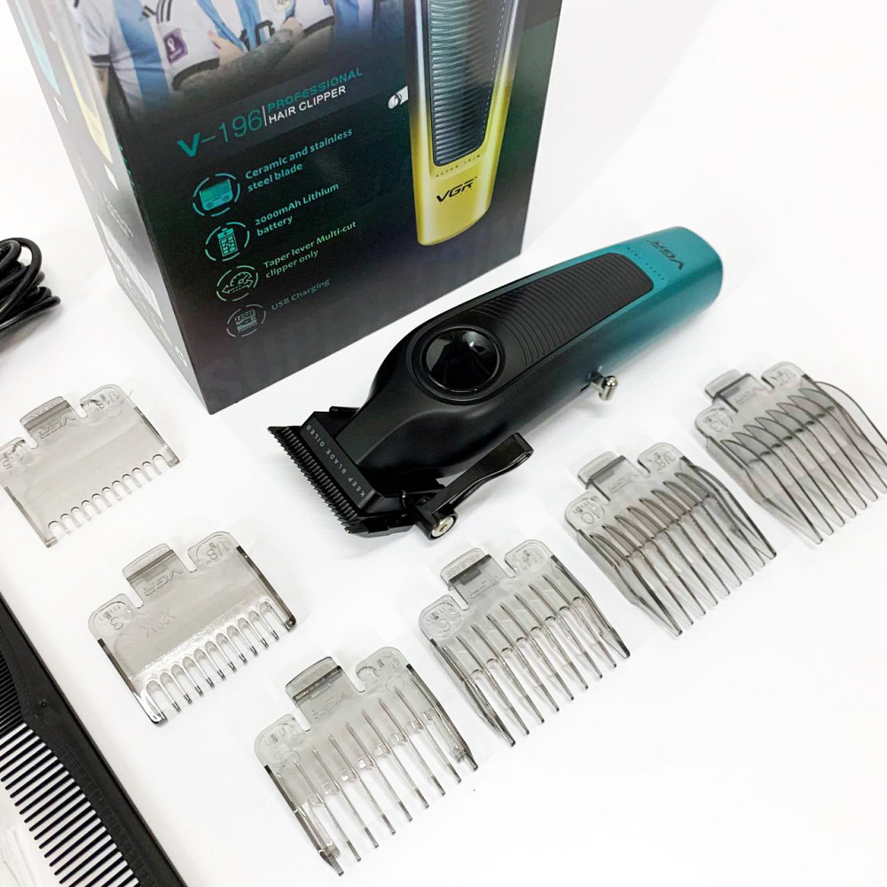 Практична машинка для стрижки волосся VGR, Машинка для видалення волосся на обличчі IP-26 Київ - фото 7