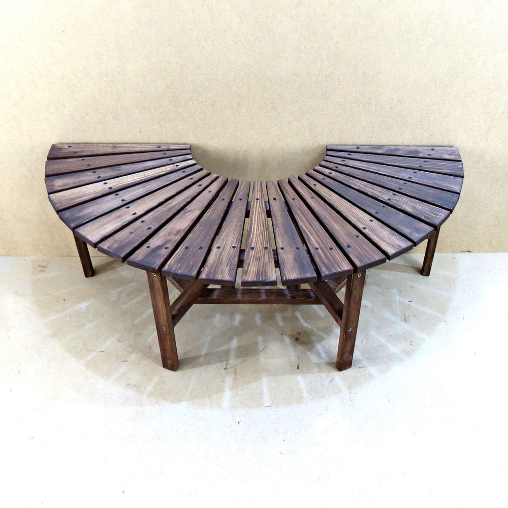 Садова лавка "Слуцьк 1х40" мокко Миколаїв - фото 1