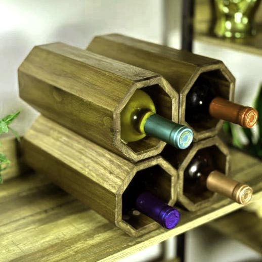 Настольная винная полка 
