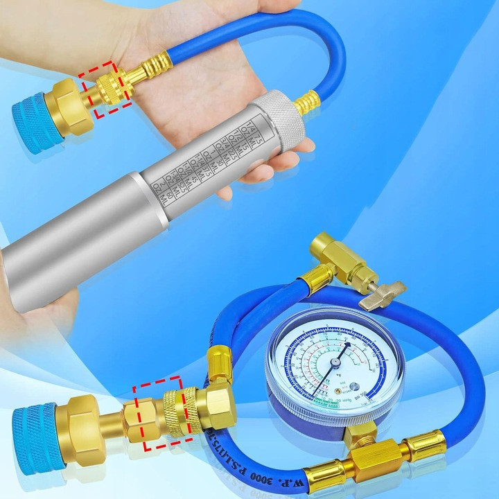 Комплект 2 муфт-адаптеров БРС с R1234yf на R134a для автокондиционеров, переходники Киев - изображение 5