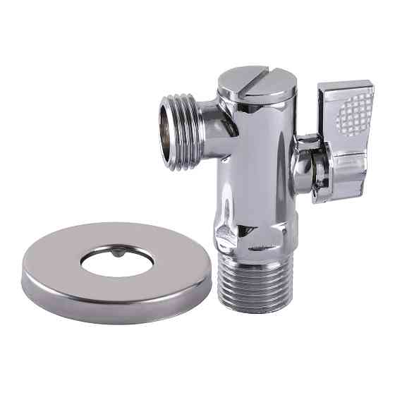 Кран кульовий кутовий з фільтром SOLOMON 1/2″x3/4″ А7041(7043) Луцк