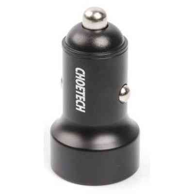 Зарядное устройство Choetech car 2хUSB-C 40W PD black (С0054-BK) Винница