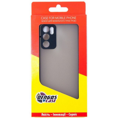 Чохол до мобільного телефона Dengos Matte OPPO A16 (black) (DG-TPU-MATT-103) Вінниця - фото 3