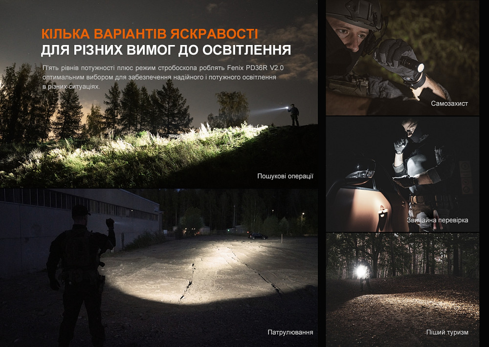 Ліхтар ручний Fenix PD36R V2.0 Київ - фото 13
