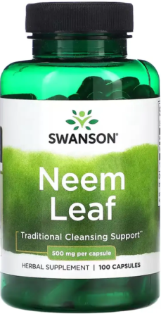 Лист Нима Swanson Neem Leaf 500 mg 100 капс Киев