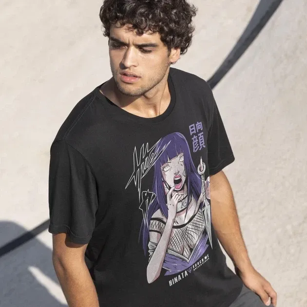 Футболка для підлітка хлопчика з принтом Наруто Хіната Touch Me Розмір 160 Anime10904 Дніпро - фото 3