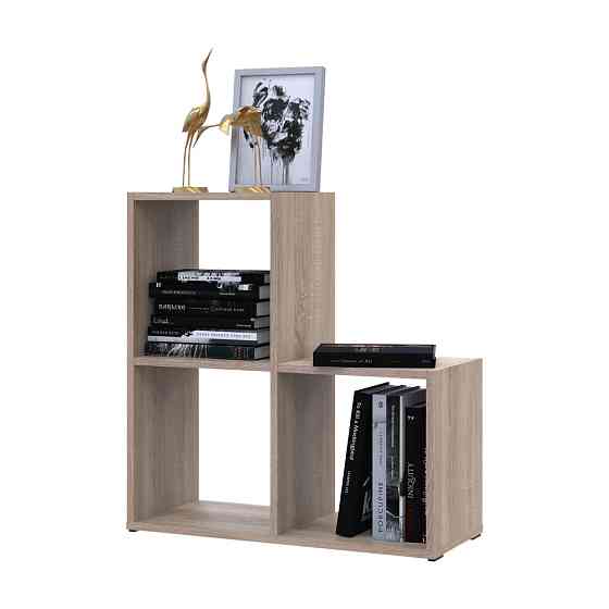 Стелаж Doros Степ 2х2 Дуб сонома відкритий 69х28.8х71.4 DRS-011762 (41516155) Дніпро