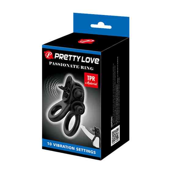 Ерекційне віброкільце PRETTE LOVE PASSIONATE RING Sex Aura Київ