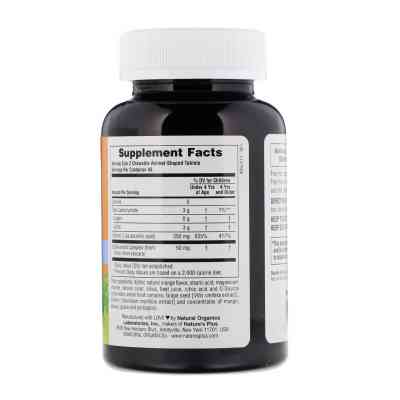 Вітамін Natures Plus Вітамін С для Дітей без Сахара, Смак Апельсину, Animal Parad (NAP-29922) Вінниця