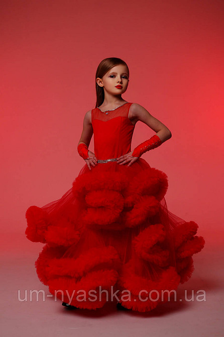 Пишне плаття Хмарка ЧЕРВОНЕ на 4-6, 6-8 років Кривий Ріг - фото 7