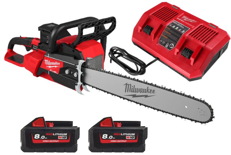 Пила ланцюгова акумуляторна безщіткова MILWAUKEE (шина 50см) M18 F2CHS50-802 (2Х18В) (+ заряд.пристрій, 2 Одеса - фото 2