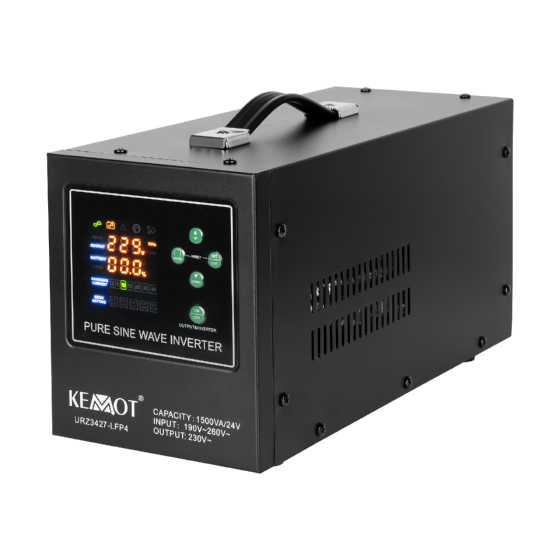 Джерело безперебійного живлення Kemot PROsinus-1500 ДБЖ з чистою синусоїдою безперебійник 1050 Вт для котла насоса автоматики Тернопіль