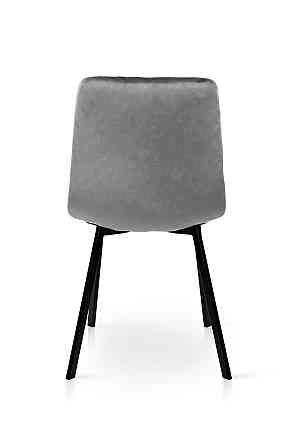 Стілець Некст, чорний/велюр сірий Київ