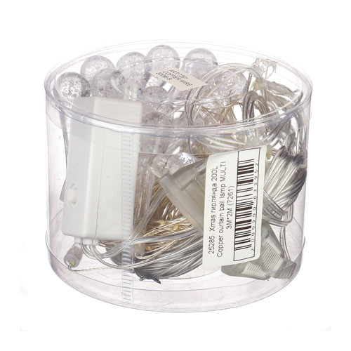 Гирлянда светодиодная новогодняя цветная Капля Росы 300 LED 3 x 1м Винница - изображение 2