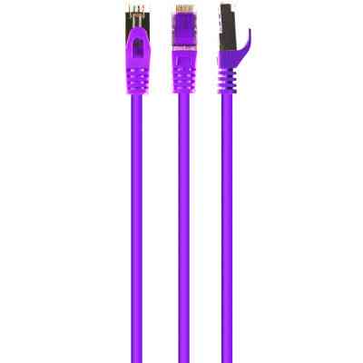 Патч-корд 15м S/FTP Cat 6A CU LSZH violet Cablexpert (PP6A-LSZHCU-V-15M) Винница