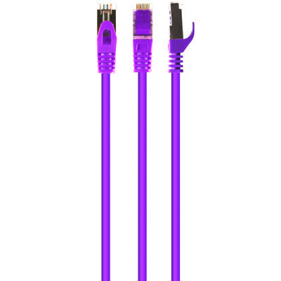 Патч-корд 15м S/FTP Cat 6A CU LSZH violet Cablexpert (PP6A-LSZHCU-V-15M) Винница - изображение 1