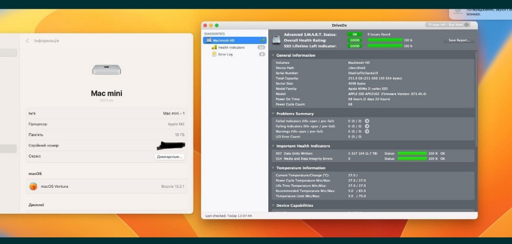 Apple Mac mini 2023 M2 16Gb RAM 256GB SSD Киев - изображение 4