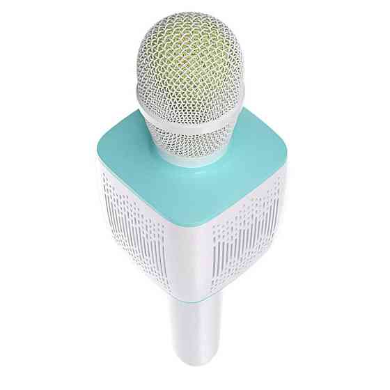 Портативна акустика HOCO BK5 Cantando karaoke microphone Blue 6931474742308 Одеса