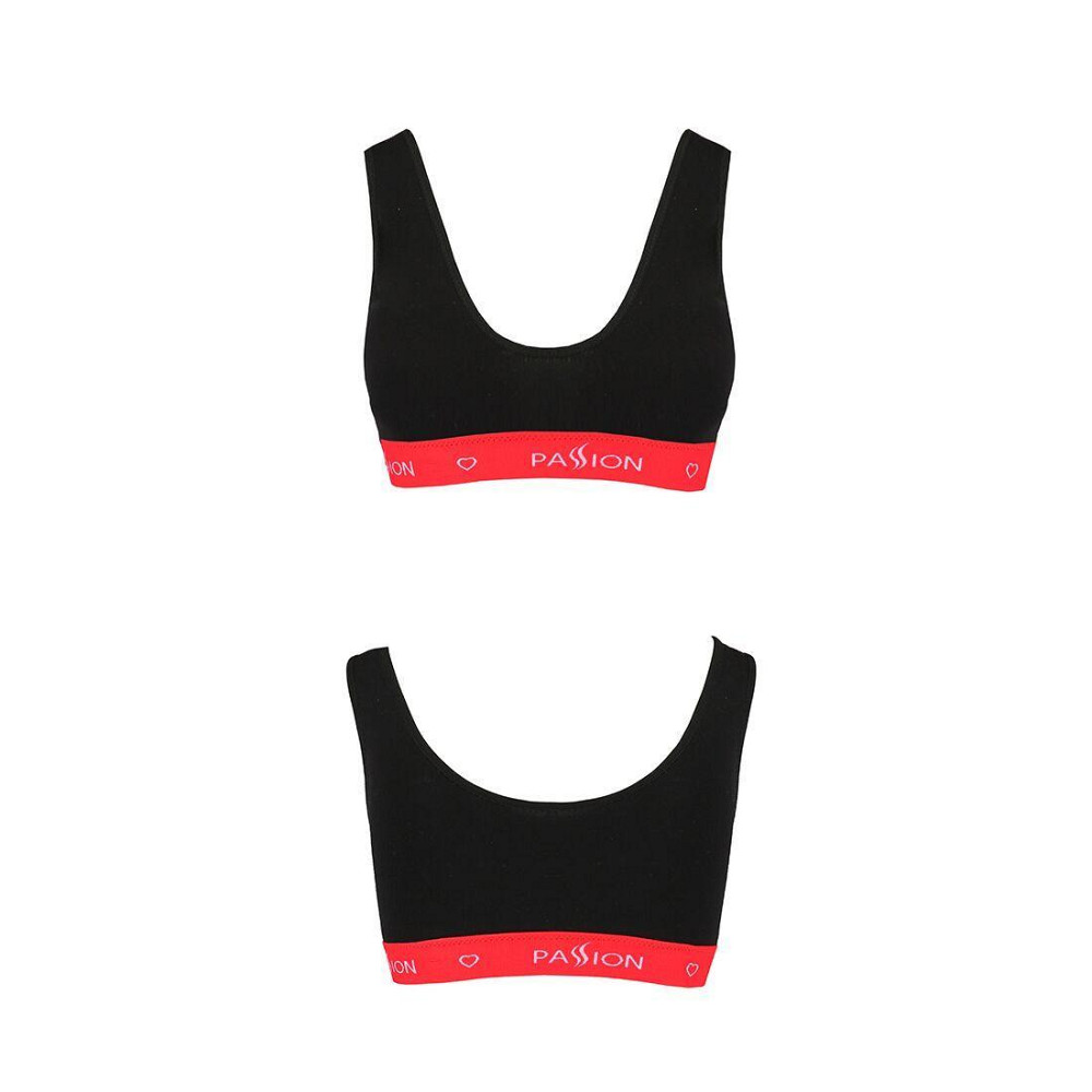 Спортивний топ на широких бретелях Passion PS003 TOP L, black Sex Aura Київ - фото 5