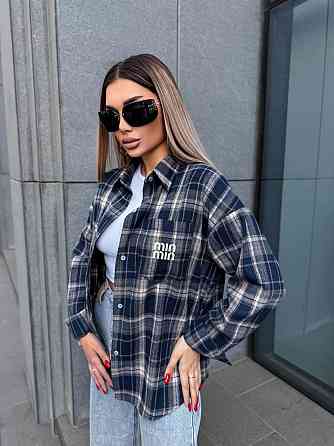Жіноча сорочка в клітинку ( з накатом) Одеса