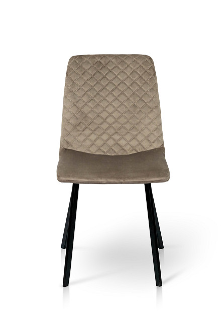 Стілець Некст, чорний/велюр мокрий пісок Київ - фото 3