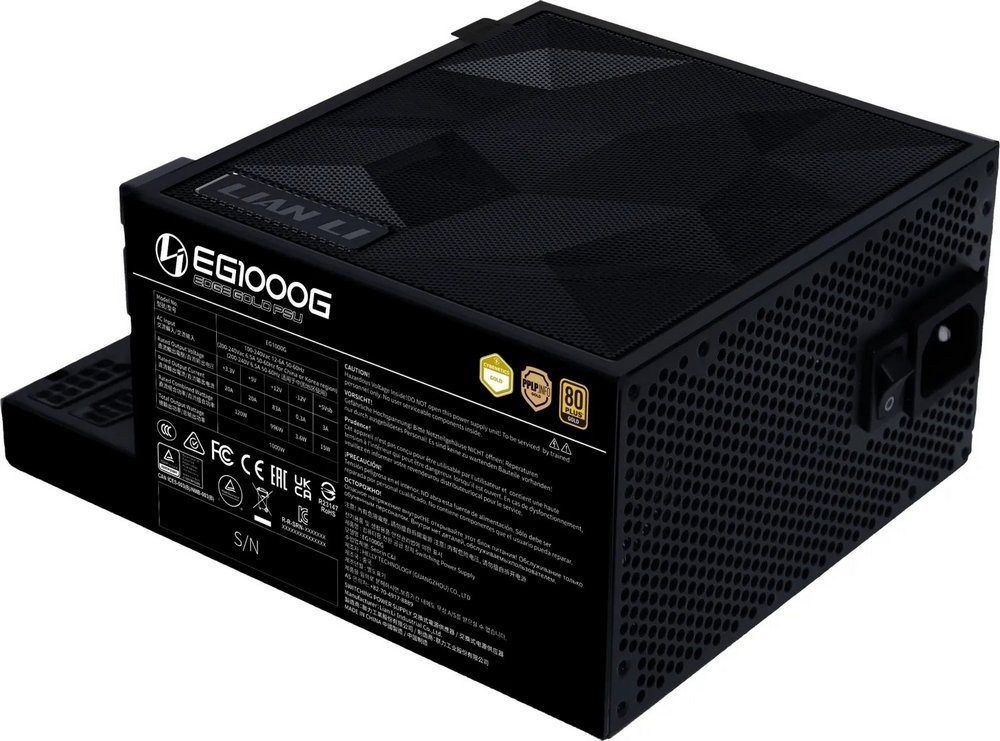 Блок питания Lian Li Edge Gold 1000W Black with Hub, EU Cord (G9P.EG1000G.BH00.EU) ( 19455 ) Харків - фото 3